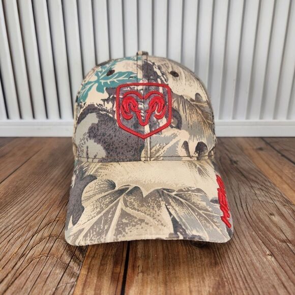 VINTAGE Dodge Hemi Hat Cap Snapback Camo Mens Trucks Hunting Outdoors Fishing - Picture 2 of 10